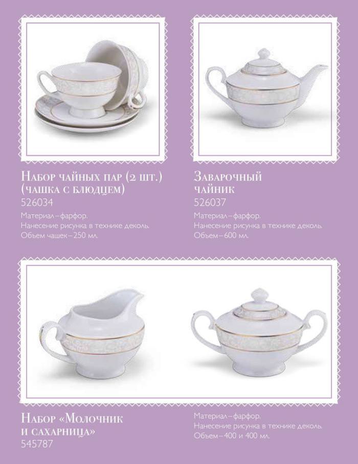 Подарки по акции лояльности Орифлейм "Чайная классика" Украина